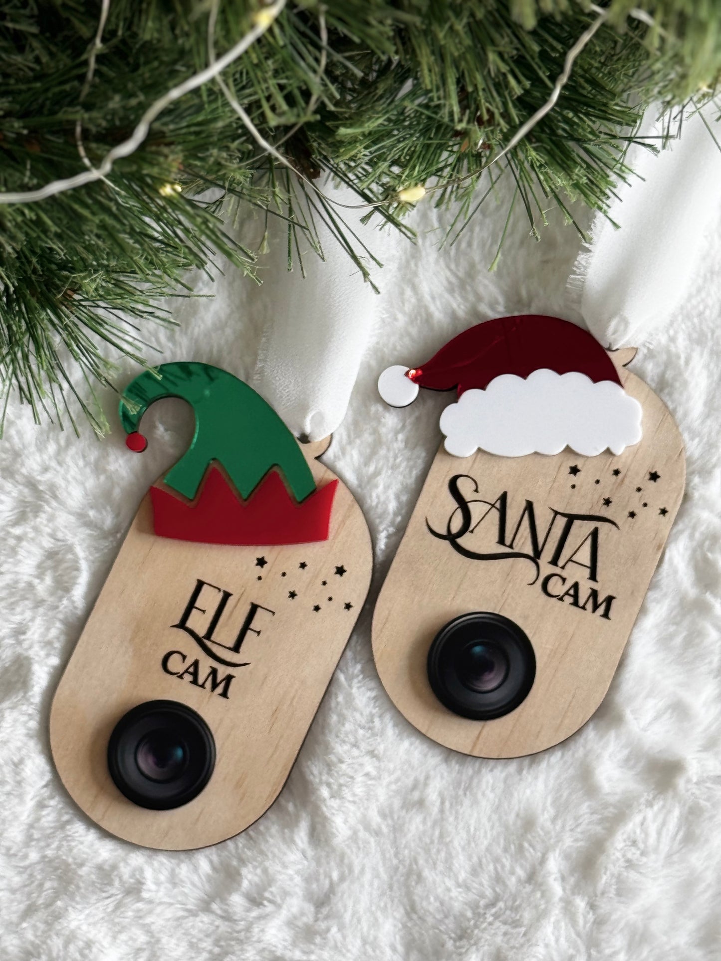 Santa/Elf Camera Ornament