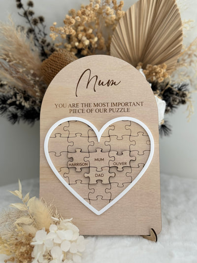 Puzzle Piece Plaque