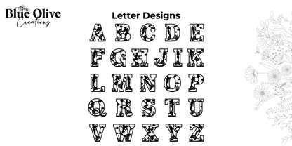 Mermaid - Themed Letters