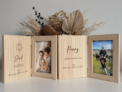 Happy Fathers Day Photo Book Frame