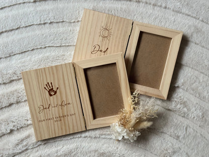 First Fathers Day Photo Book Frame