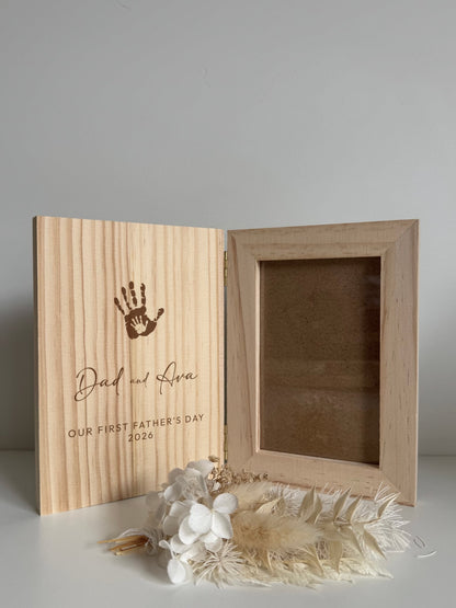 First Fathers Day Photo Book Frame
