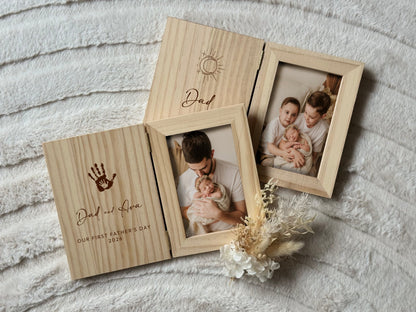 Happy Fathers Day Photo Book Frame