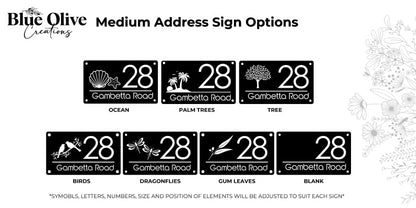 Address Sign - Medium