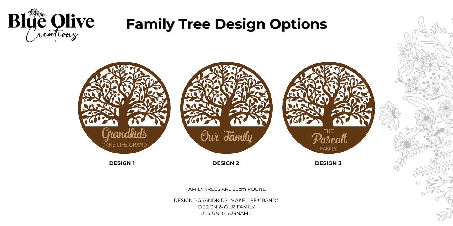 Layered Family Tree